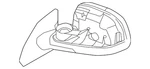 Genuine Nissan Mirror Assembly 96302-5SA2A. Fixed Price $424.28.