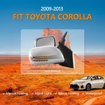 For 2009-2013 Toyota Corolla Side View Mirrors Silver Folding Pair Led 5 Pins. Fixed Price $75.99.
