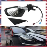 Fits 2017-2023 Tesla Model New Black Chrome Right Passenger Side Mirror. Fixed Price $107.12.