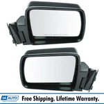 Manual Side View Door Mirrors Pair Set Of 2 For Jeep Cherokee Comanche Wagoneer. Fixed Price $109.95.