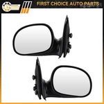 Power Side Mirrors Fits 1997-2004 Ford F-150 Manual Fold Black Cover Left+right. Fixed Price $66.83.