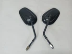 Harley-davidson 2015 Dyna Wide Glide Short Stem Tapered Mirrors Black. Fixed Price $52.20.