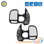 Pair Manual Tow Telescopic Side Mirror 2003-2016 Ford E-350 Super Duty. Fixed Price $115.84.