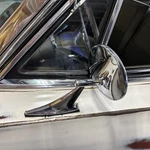 1963-1964 Chevy Full Size Car Chrome Bowtie Exterior Mirror Side Rear View Round. Fixed Price $49.00.
