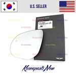 Mirror Glass + Holder Left Driver Side Bsd Htd Oem Genesis GV80 2021-2025. Fixed Price $154.32.