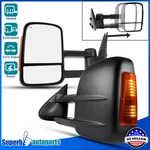 Fits 2003-2007 03-07 Sierra Silverado Tow Camper Power Heated Mirrors Led Signal. Fixed Price $93.08.