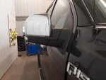 Oem Side View Door Mirror Ford F150 Pickup Right Chrm Blk-text Pwr Heat. Fixed Price $369.99.