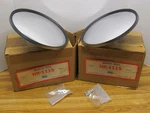 Set Of 2 Vintage Delbar HR-1115 Convex Mirror Heads Nos Box 9". Fixed Price $49.99.