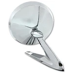 64 65 66 Ford Mustang Outside Right Convex Chrome Glass Rear View Mirror. Fixed Price $43.65.