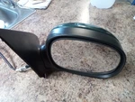 1997-2002 Ford F-150 Driver Right Hside View Power Door Mirror Black And Green. Fixed Price $50.00.