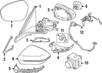 Genuine Bmw Mirror Base 51-16-5-A88-155. Fixed Price $252.58.