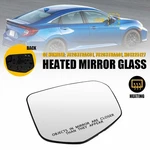 Right Passenger Side Mirror Glass Power Heated Replace For 2016-2021 Honda Civic. Fixed Price $14.99.
