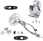 Show-quality Remote Control Outside Mirror Set For 1966-1969 Mopar C-body. Fixed Price $357.88.