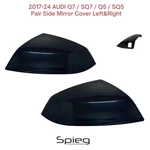 Pair Side Mirror Cover For 2017-2024 Audi SQ7 Q5 Ptm With Lane Assist Hole. Fixed Price $78.91.