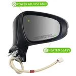 Side Door Mirror W/power Heated Memory For Lexus GS300 GS350 GS200T Right. Fixed Price $109.99.