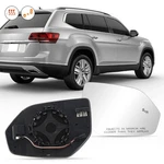 Heated Mirror Glass W/ Blind Spot Right Passenger For Volkswagen Atlas 2018-2024. Fixed Price $27.51.
