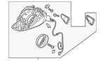 Genuine Audi 2013-2018 A7 Quattro RS7 Mirror Base 4G8-858-531-AM-GRU. Fixed Price $1487.99.