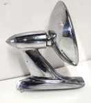 1955 1956 Mopar Chrysler Desoto Side Mirror Assembly Aaco 1615 4.5" Diam. Fixed Price $29.00.