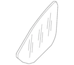 Genuine Audi Mirror Glass 4KE-857-535-L. Fixed Price $399.13.