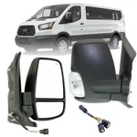 Passenger Right Side Power Mirror With Lamp 10-26 Ford Transit 150 250 350HD. Fixed Price $74.99.
