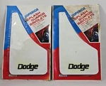 Nos Vintage Dodge Splash Guards Mud Flaps White Mopar 2 Sets 4 Pcs Total. Fixed Price $299.99.