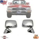 For 1989-1995 Toyota Pickup New Front Chrome Manual Mirror Left & Right Set Of 2. Fixed Price $57.88.