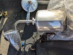 Driver Side View Mirror Manual 6X9" Fits 88-93 Dodge 150 Pickup 2178191. Fixed Price $78.95.