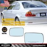 Pair Mirror Glass W/backing Plate Heated Blue For Bmw 323CI 328CI 330CI 745I. Fixed Price $30.39.