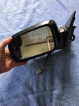 Driver Side View Mirror Power Non-heated Body Black Color Fits 02-06 Cr-v 2003. Fixed Price $30.00.