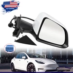 For Tesla Model Y 2020-2023 Right Passenger Side Mirror Power Fold Heated White. Fixed Price $75.68.