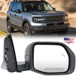 Passenger Right Side Mirror Heated Manual Fold Ford Bronco Sport 2021-2024. Fixed Price $100.12.
