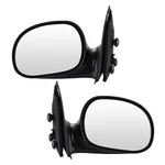 Black 1997-2004 Ford F150 Pair Side Power Manual Fold Mirrors Wholesale. Fixed Price $64.65.