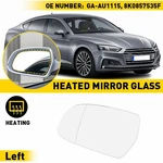 1/2SET Mirror Glass Heated W/ Backing Driver Left Side 8K0857535F For Audi A5 Qu. Fixed Price $8.54.