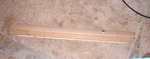 1973-1976 Duster Dart Scamp Door Panel Top Rail Rh. Fixed Price $150.00.