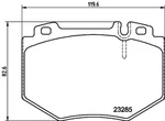 Mintex Front Brake Pad Set Fits Mercedes S-class. Fixed Price $51.59.