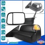 For 2019-2024 Dodge Ram 1500 Rotated Power Fold Tow Mirrors+heat/bsm/signal Pair. Fixed Price $285.98.