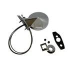 1969-1970 Plymouth Fury Left Remote Control Mirror With Vent Windows 2999125 Nos. Fixed Price $407.00.