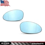 Pair Blue Heated Side Door Wing Mirror Glass For Bmw E82 E88 E90 E91 E92 E46 Z4. Fixed Price $21.84.