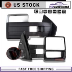 Pair Chrome Power+heated Tow Mirrors Turn Signal 2007-14 Ford F150 Truck. Fixed Price $143.87.