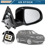 Right Passenger Mirror Side Black With Blind Spot For Bmw X3 2018-2024. Fixed Price $172.99.