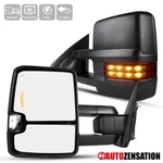 Fit 2014-2018 Chevy Silverado Sierra 1500 2500 Power Heat Tow Mirrors Left+right. Fixed Price $119.99.