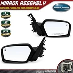 2X Mirror With Power Adjust & Blind Spot Puddle Light Ford Fusion Mercury. Fixed Price $169.78.