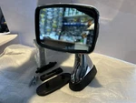 Mgb Triumph Ford Jaguar Mini Tex Style Chrome Door Mirrors Left Hand Side. Fixed Price $39.70.