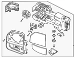 Genuine Ford Mirror Assembly PC3Z-17682-SC. Fixed Price $1116.00.