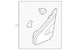 Genuine Honda Door Reveal Molding 75490-S5S-E01ZA. Fixed Price $37.03.