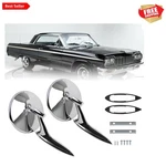 Round Bowtie Rearview Mirrors For Classic Chevy Chevelle Camino & Nova. Fixed Price $82.95.