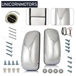Pair Chrome Door Mirror Fit 2008-2016 Kenworth T660 T600 T800 Power Heated Lh+rh. Fixed Price $192.80.