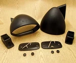 Ford 1975 - 1980 Escort 2000 Pair Door Mirrors Lh/rh Black Retro Classic. Fixed Price $59.99.