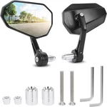 Suparee Motorcycle Bar End Mirrors Universal Rear View 2 Pack Black. Fixed Price $29.52.