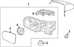 Genuine Ford Mirror Outside KT4Z-17682-AB. Fixed Price $544.51.